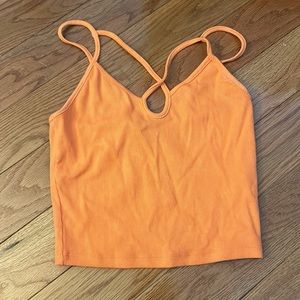 Zara Fun Straps Orange Tank Too